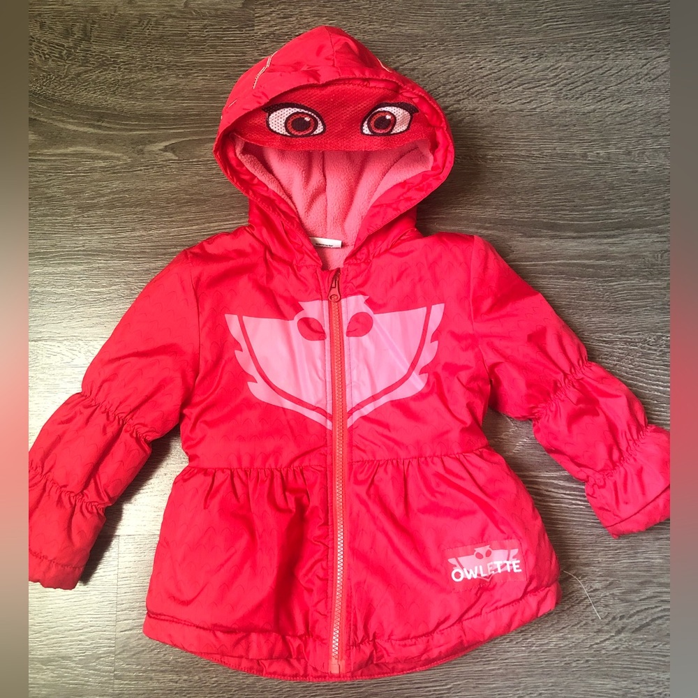 DISNEY PJ MASK OWLETTE PUFFED WATERPROOF COAT